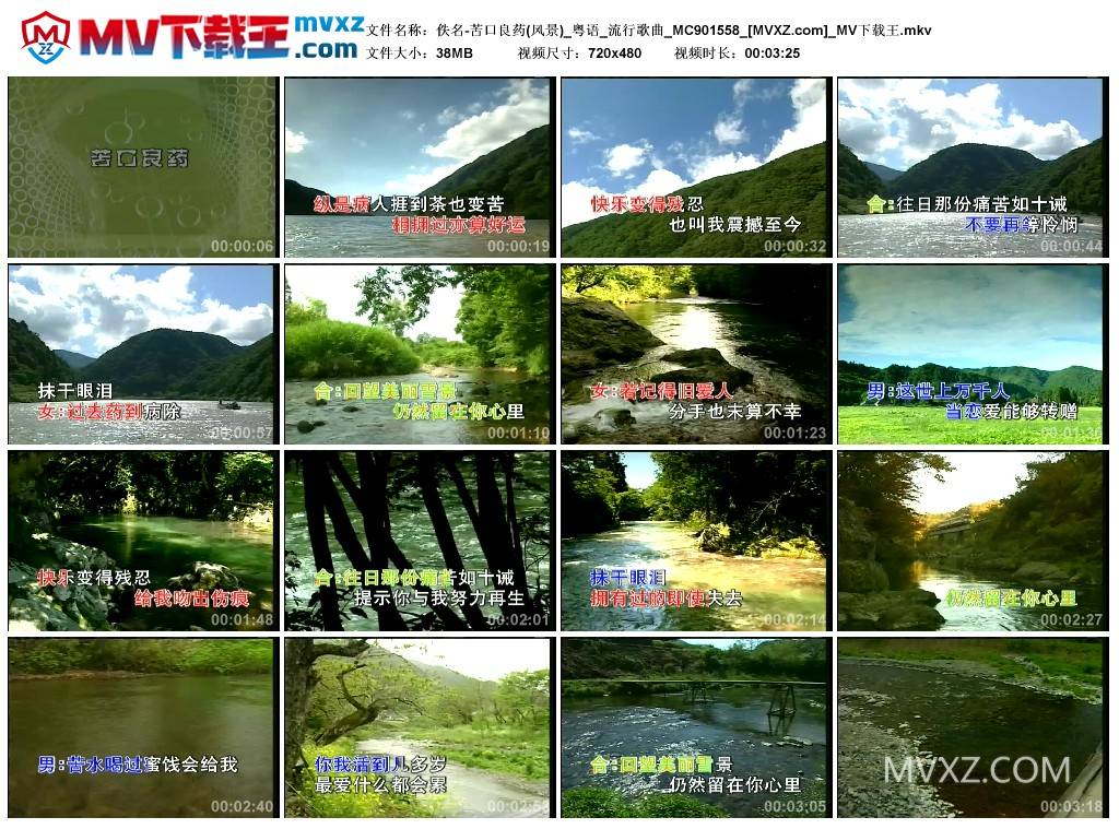 佚名-苦口良药(风景)_粤语_流行歌曲_MC901558